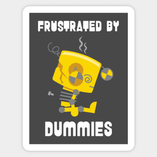 Frustrated by Dummies Sticker